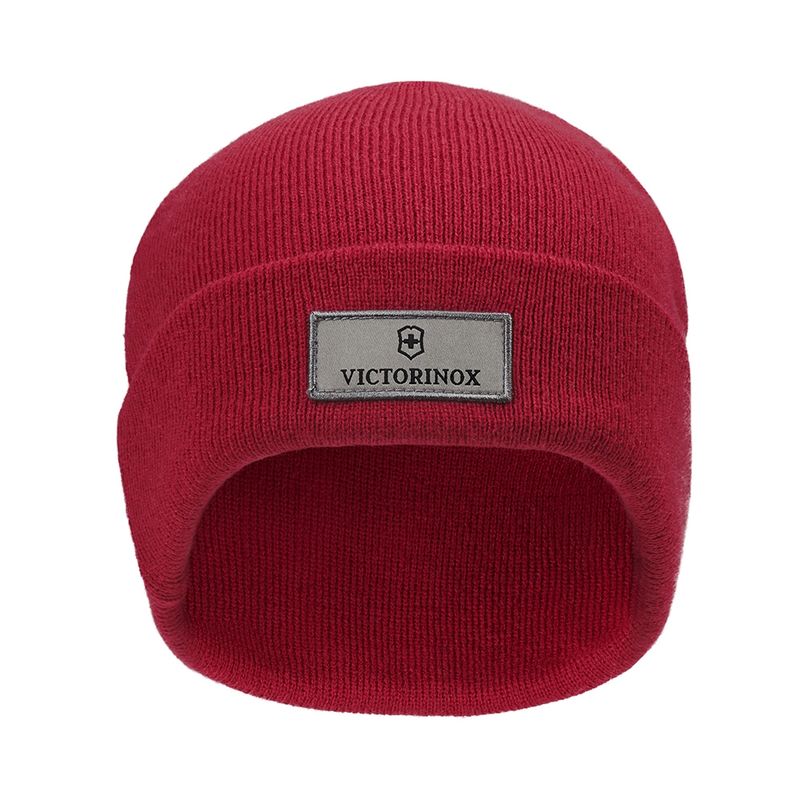 VICTORINOX - Gorro de Lana Rojo Victorinox