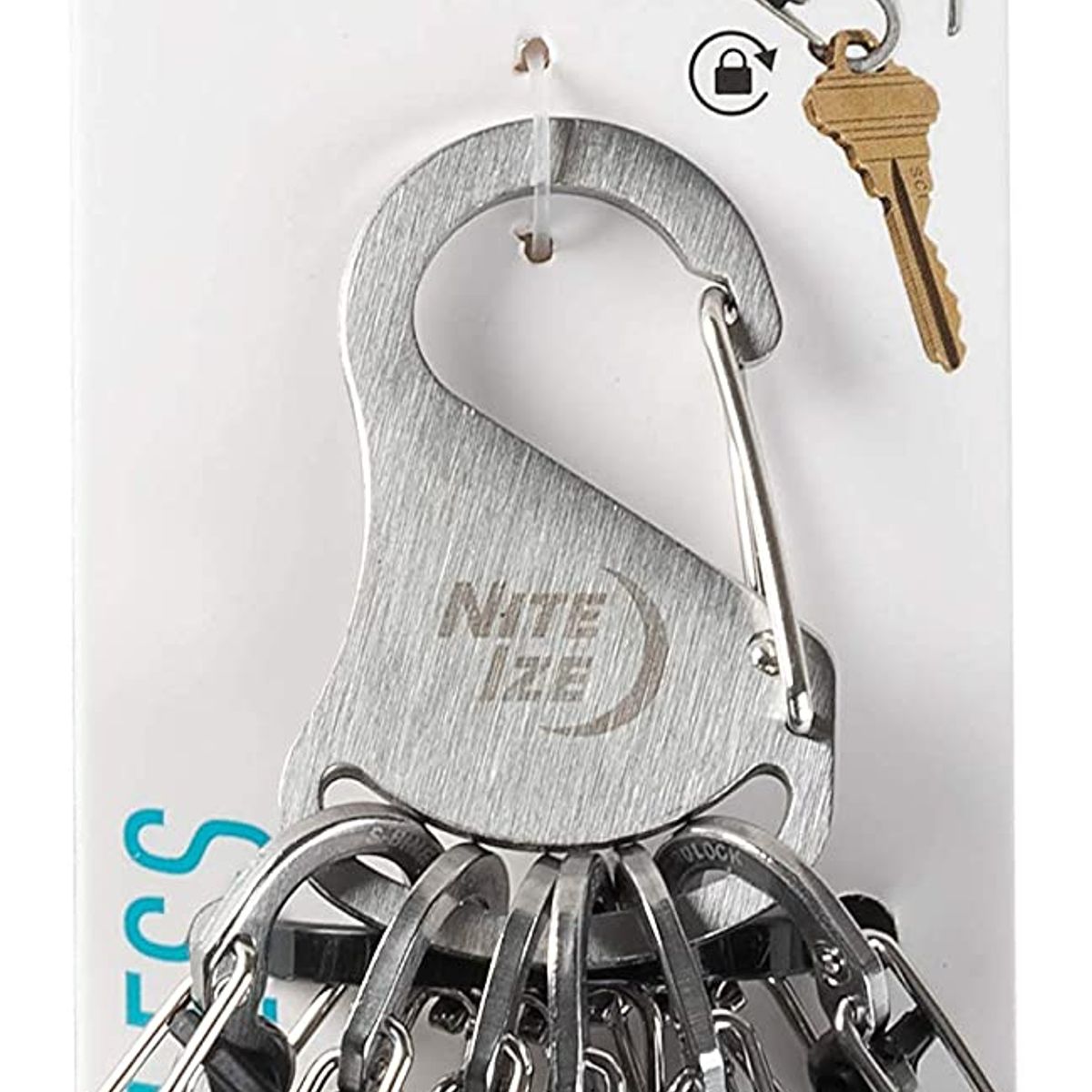 NITE IZE - Llavero Mosquetón Microlock 6 Nite ize