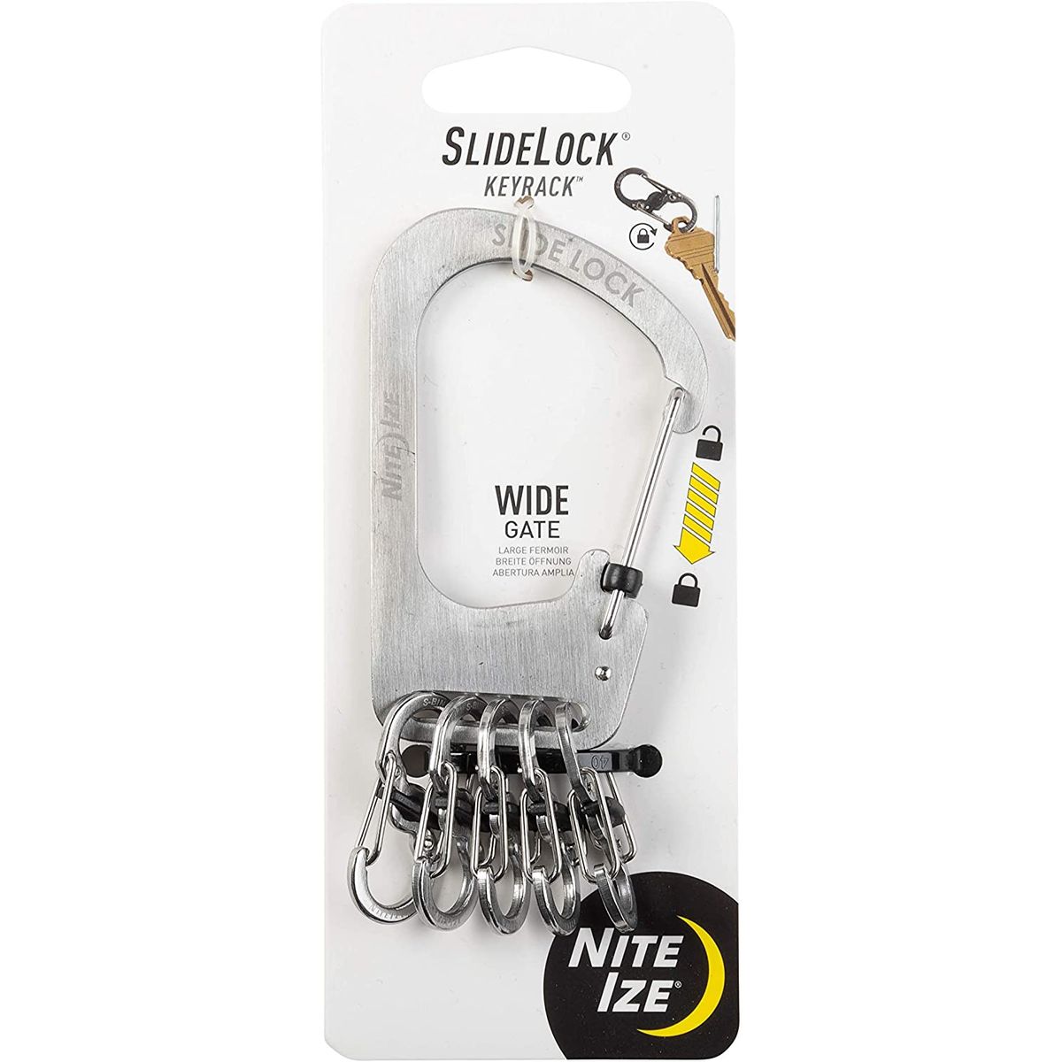 NITE IZE - Llavero Mosquetón Microlock 4 Nite ize
