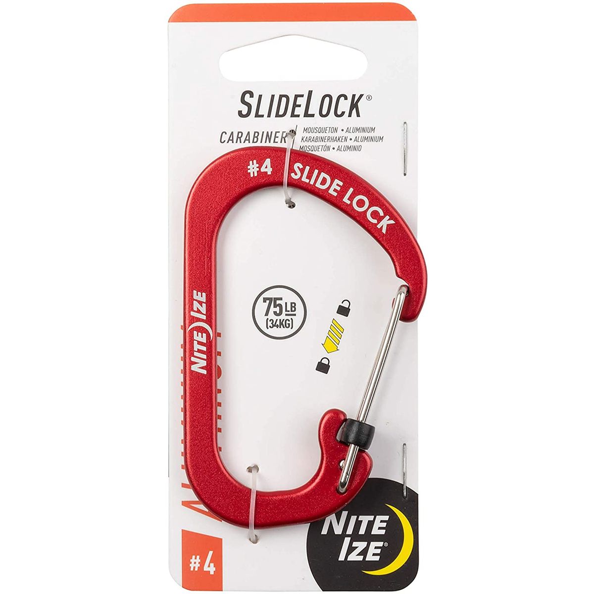 NITE IZE - Mosquetón SLIDELOCK límite 34 kg Nite ize