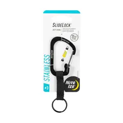 NITE IZE - Llavero SlideLock 3 - Inoxidable negro