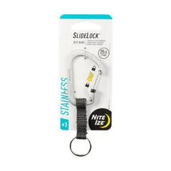 NITE IZE - Llavero SlideLock 3 - Inoxidable gris