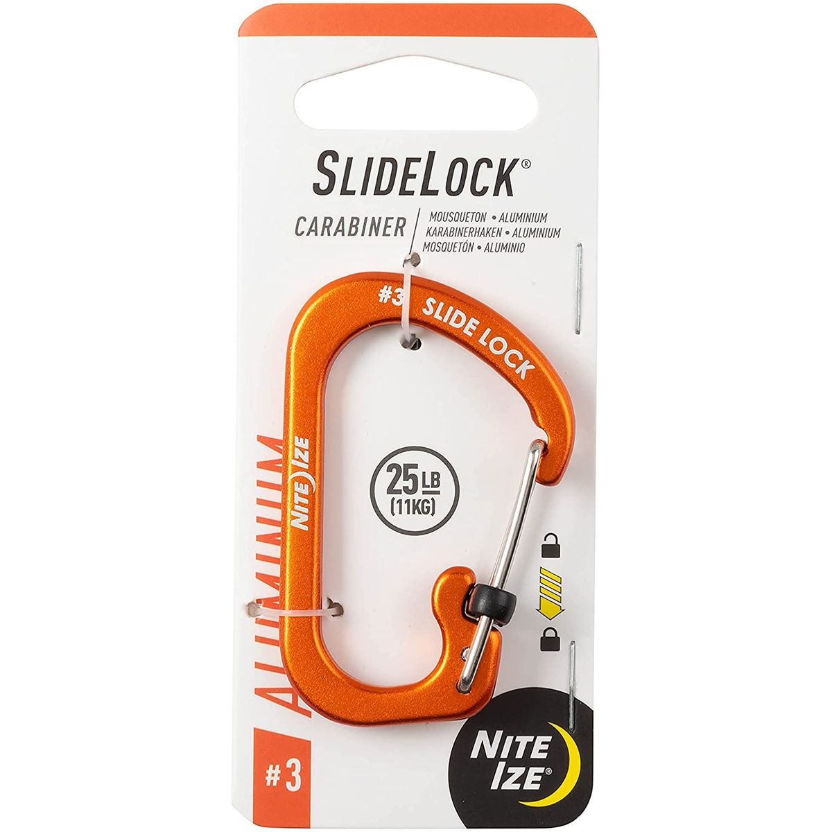 NITE IZE - Mosquetón SLIDELOCK límite 11 kg Nite ize
