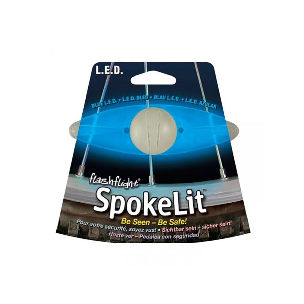 NITE IZE - Luz para bicicleta azul Nite ize