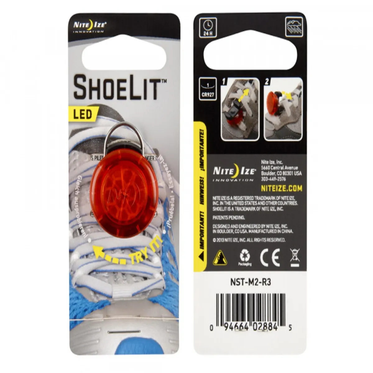 NITE IZE - Luz Led manos libres color rojo Nite ize