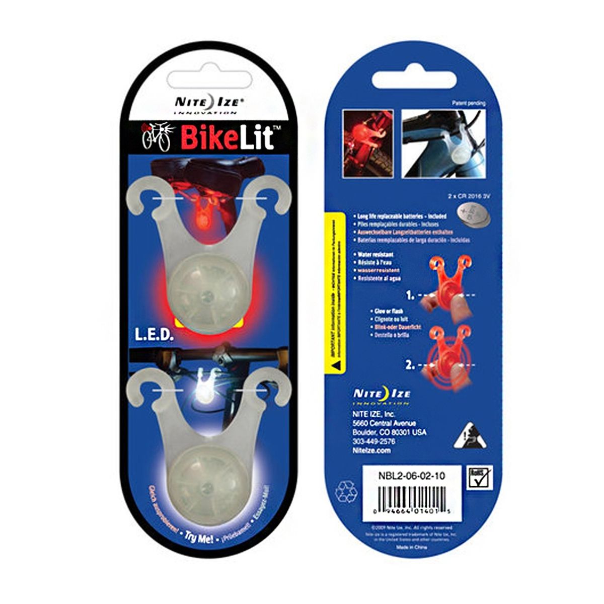 NITE IZE - Set luces LED para bicicleta Nite ize