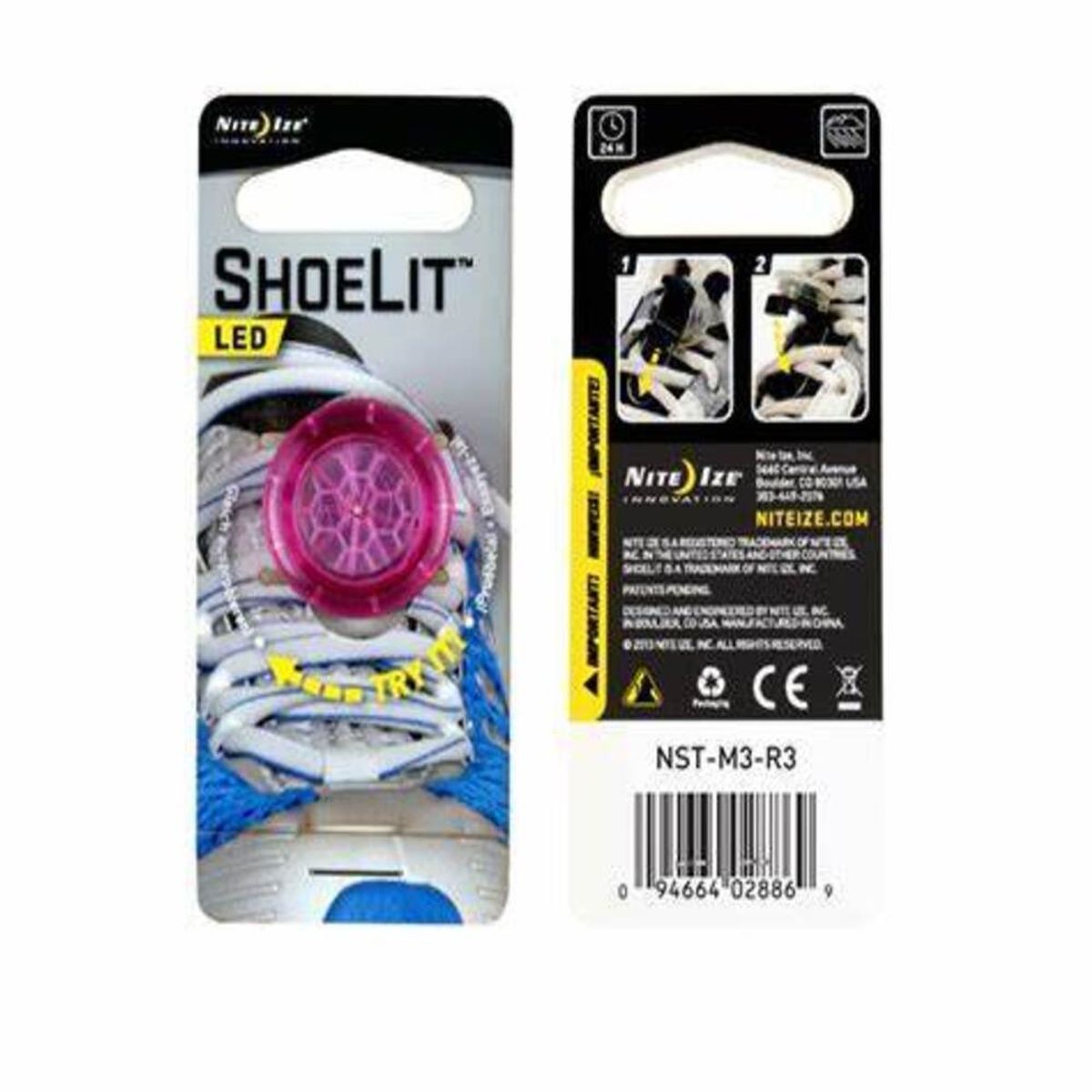 NITE IZE - Luz Led manos libres color rosado Nite ize