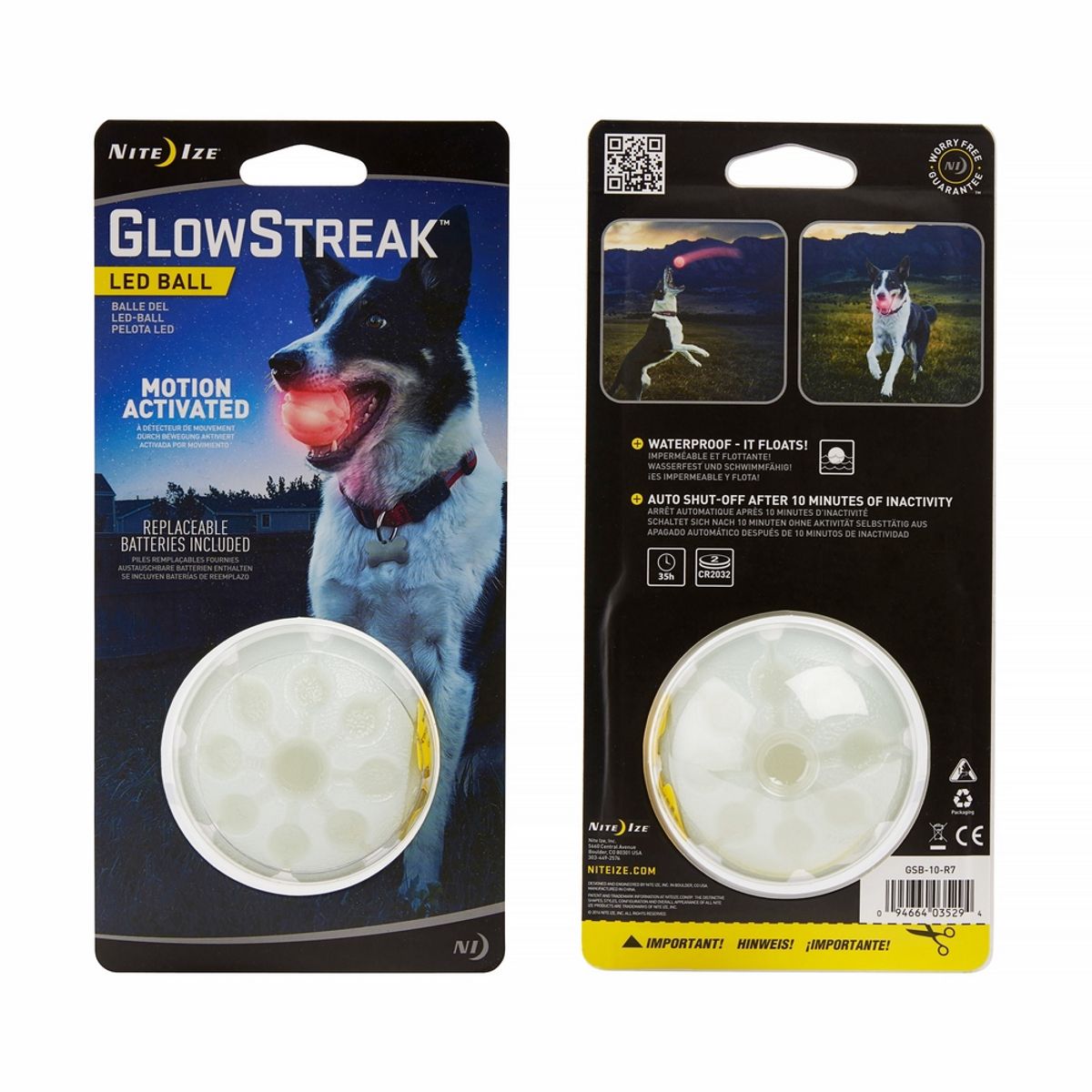 NITE IZE - Pelota GlowStreak® LED Nite Ize
