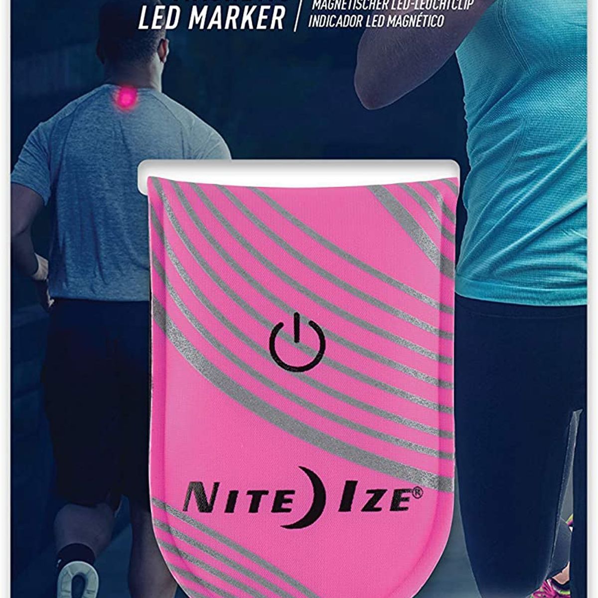 NITE IZE - Identificador para runners Led Nite Ize Rosado