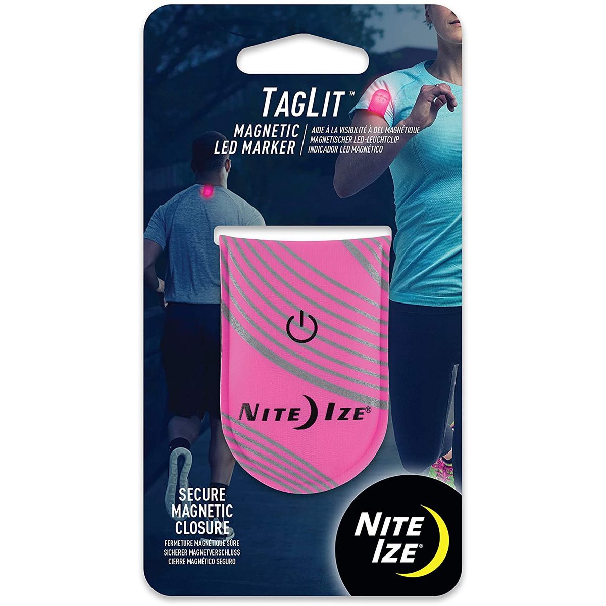 NITE IZE - Identificador para runners Led Nite Ize Rosado