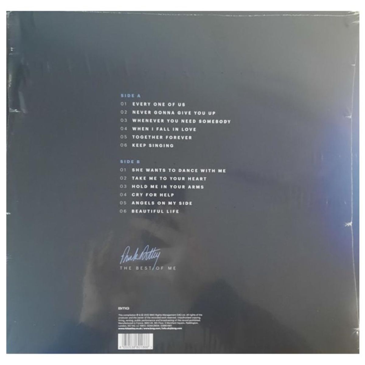 HITWAY MUSIC - RICK ASTLEY - THE BEST OF ME - VINILO HITWAY MUSIC