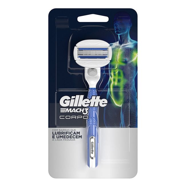 GILLETTE - Máquina De Afeitar Cuerpo Gillette Mach 3