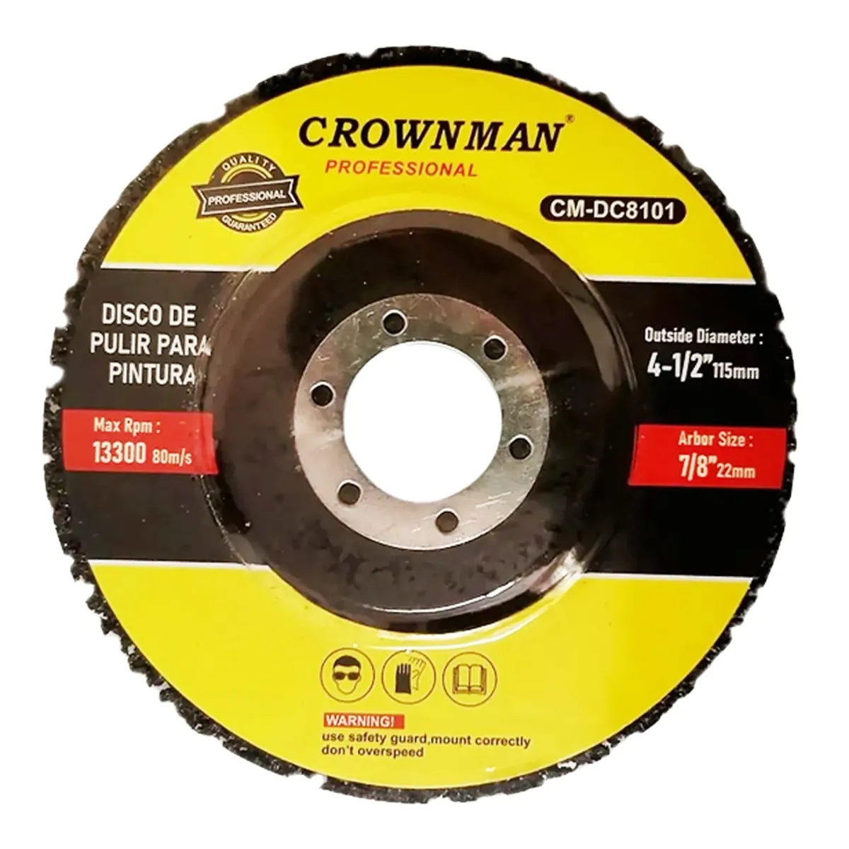 GENERICO - Removedor de Pintura y Óxido Universal 4-12 115 mm