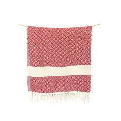TURKUAZ - Toalla Turca Akdeniz Roja 1 m x 1,95 m