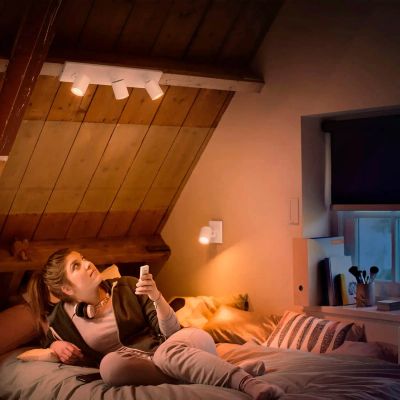 Imagen 2 del producto PACK 4 AMPOLLETAS GU10 3.8W LUZ CÁLIDA BLANCO