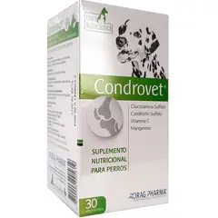 DRAG PHARMA - Condrovet® - Suplemento nutricional para Perro - 30comp