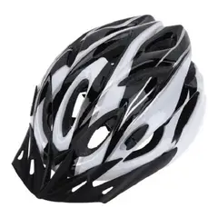 GENERICO - Casco Bicicleta Ultraligero Transpirable 219018 NGROBLANCO