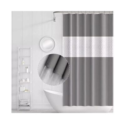 Imagen 2 del producto Cortina Ducha Baño 180x200 Decoración Gris