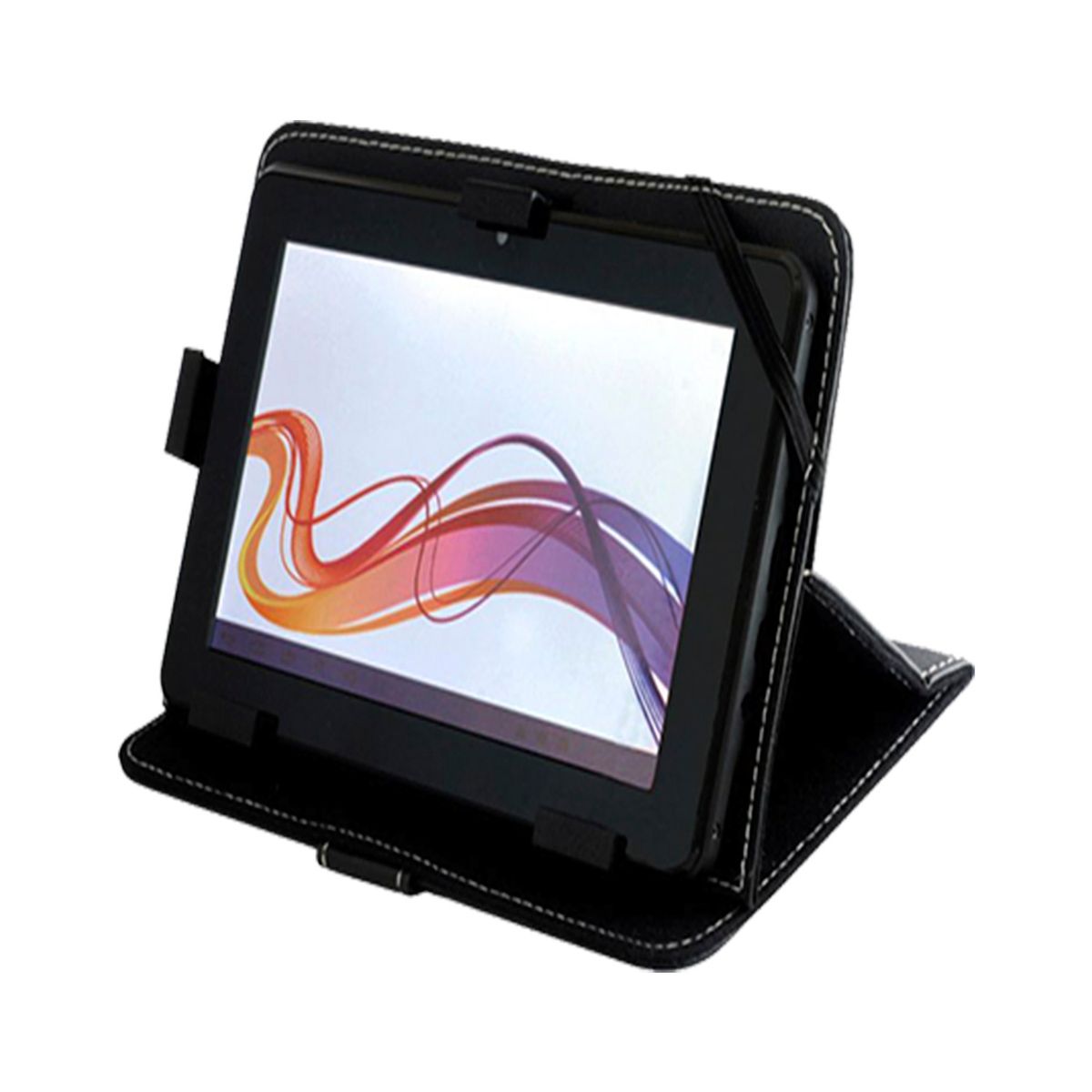 DBLUE - Funda Protectora Para Tablet 10 Pulgadas Eco Cuero Negra
