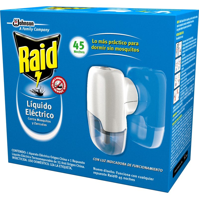 RAID - Raid Liquido Eléctrico 45 Noches + Difusor
