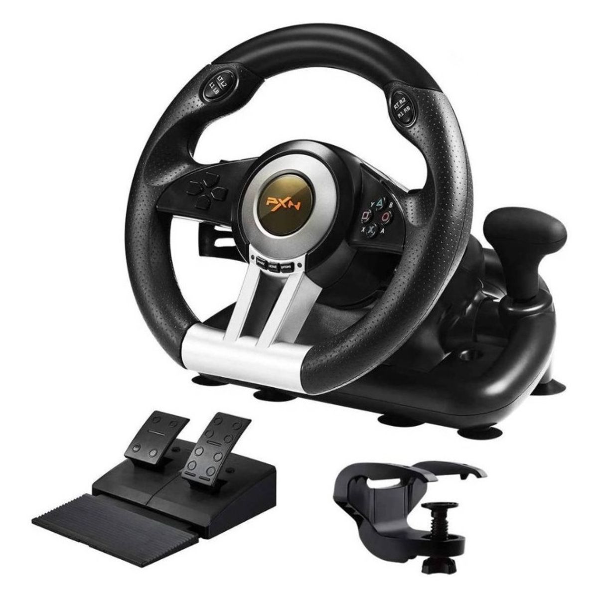 GENERICO - Timon Volante Carreras Para Pc Ps3 Ps4 Xone N Switch Android