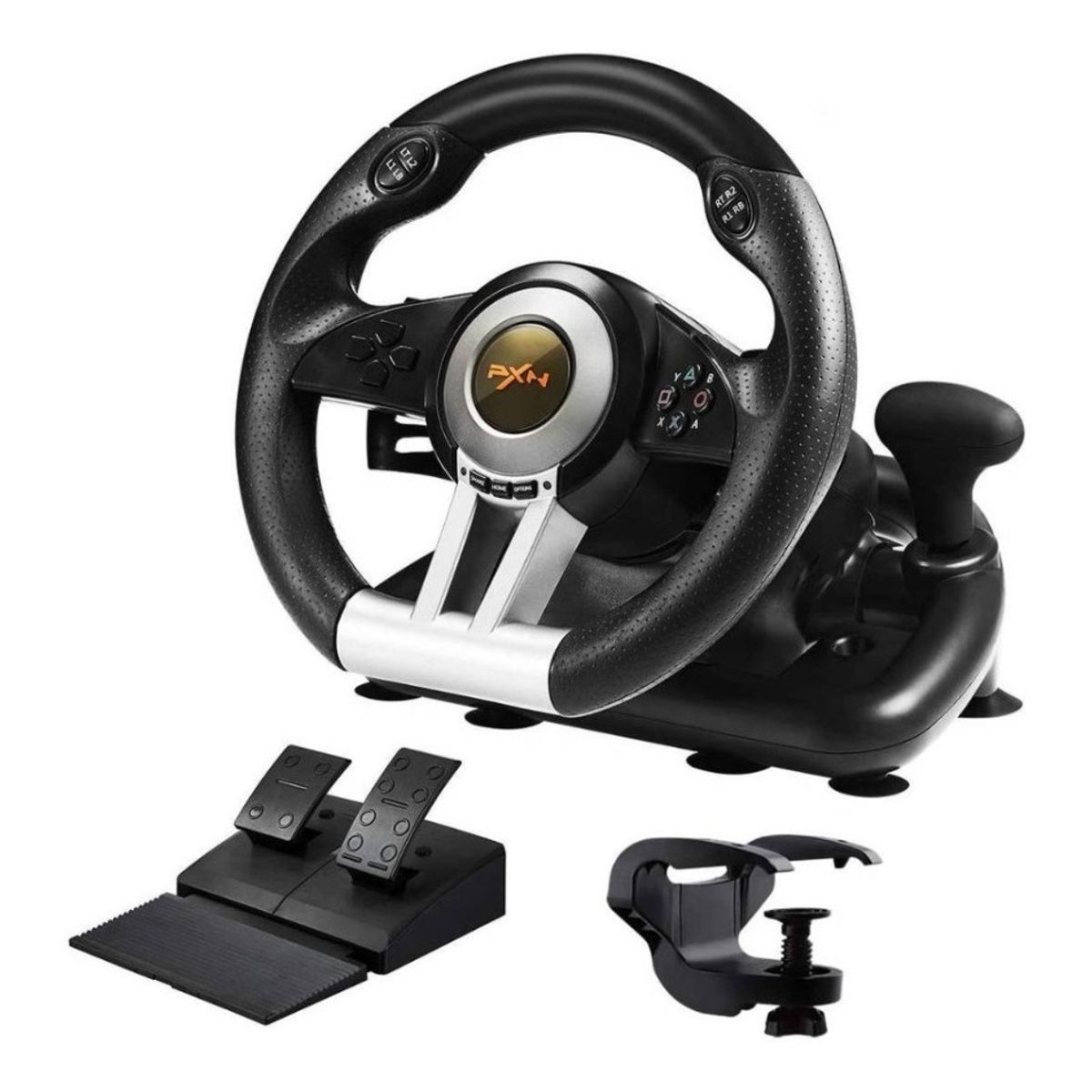 GENERICO - Timon Volante Carreras Para Pc Ps3 Ps4 Xone N Switch Android