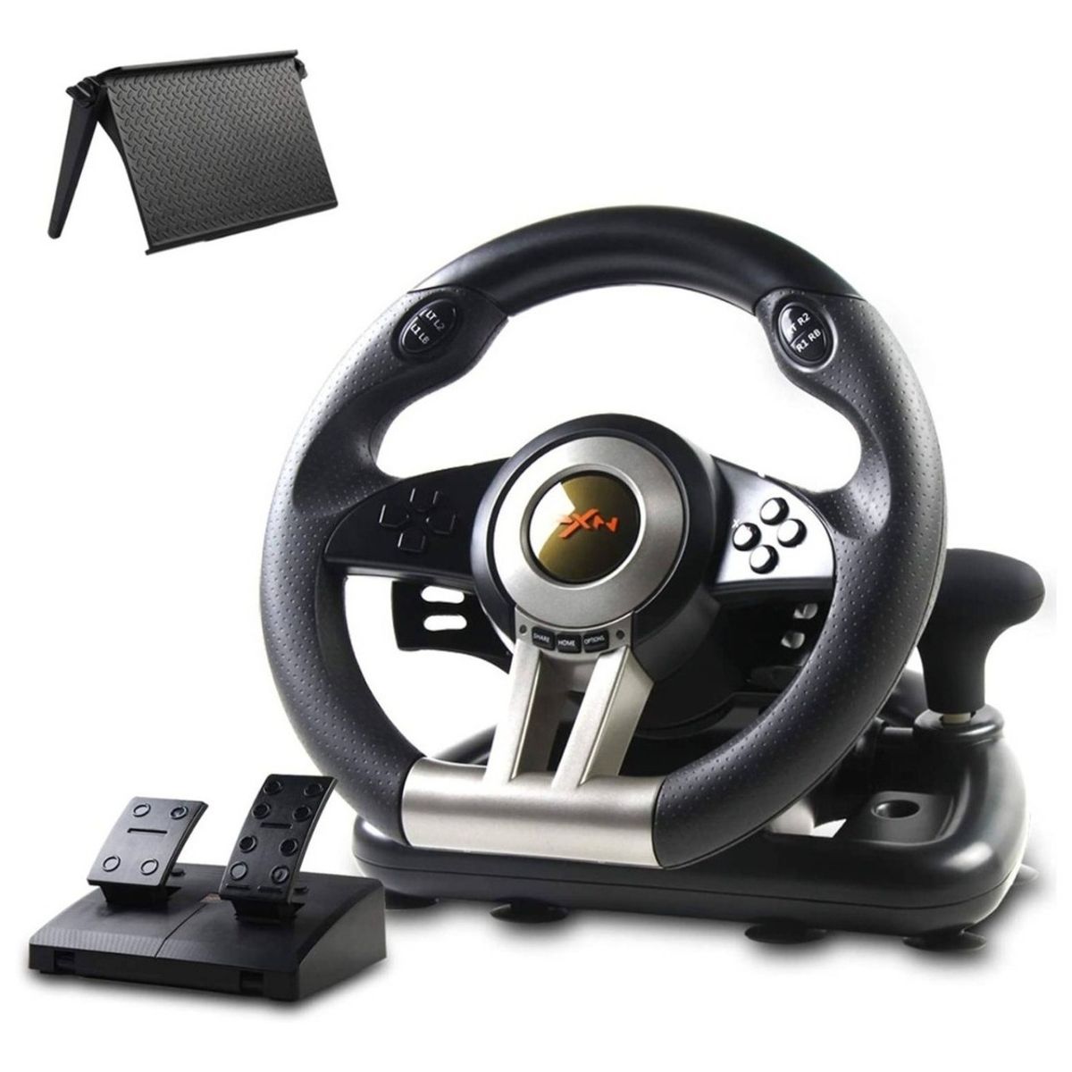 GENERICO - Timon Volante Carreras Para Pc Ps3 Ps4 Xone N Switch Android