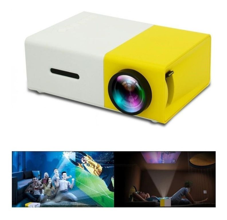 GENERICO Mini Proyector Portátil Con Control Remoto Hd