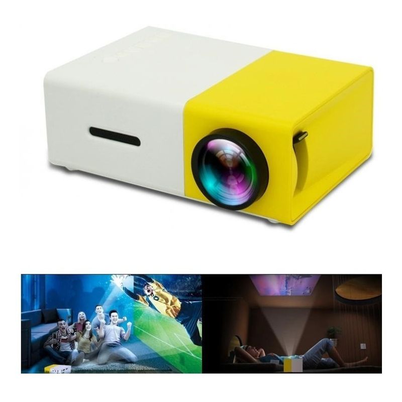 GENERICO - Mini Proyector Portátil Con Control Remoto Hd