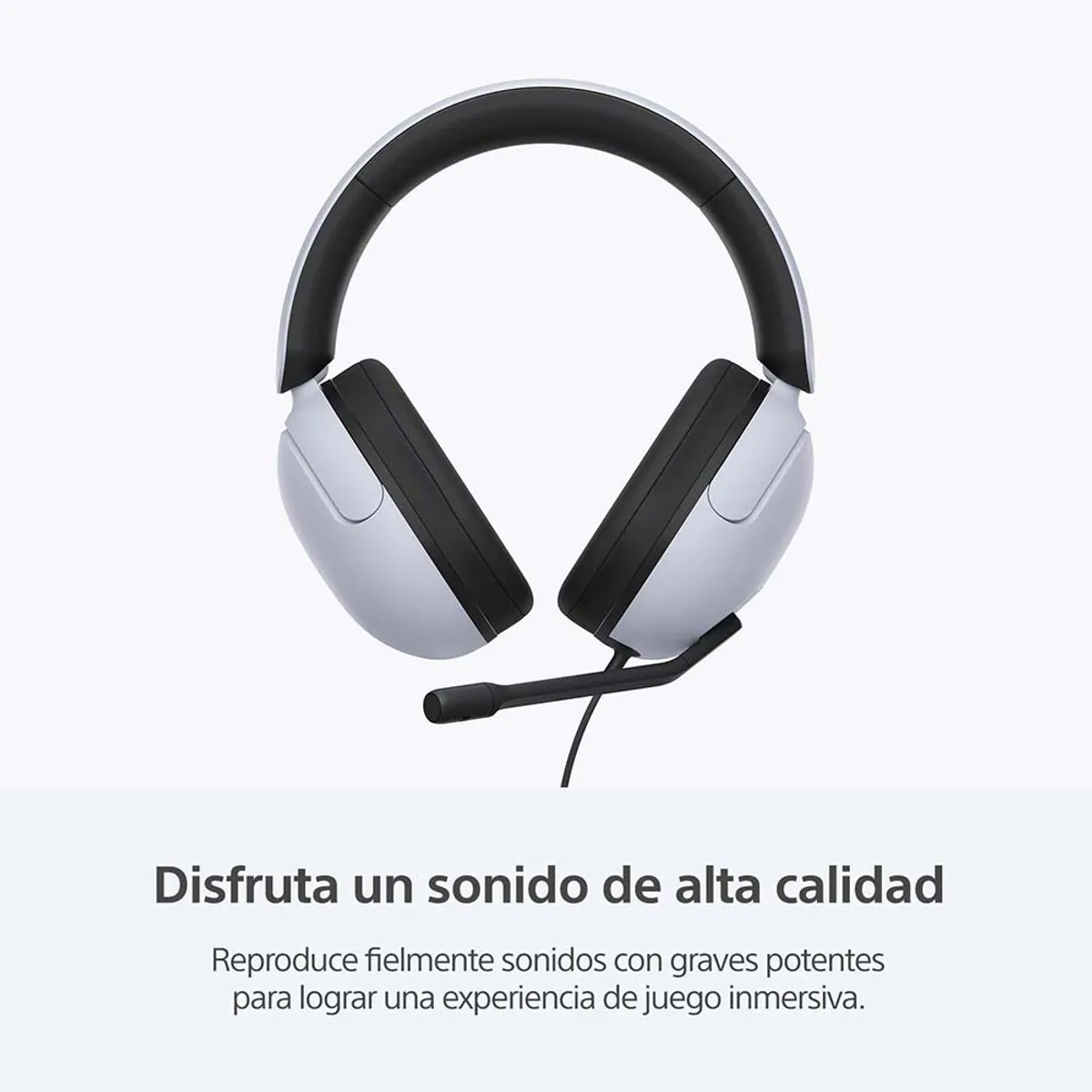 SONY - Audífonos con cable y micrófono INZONE H3 para juegos MDR-G300