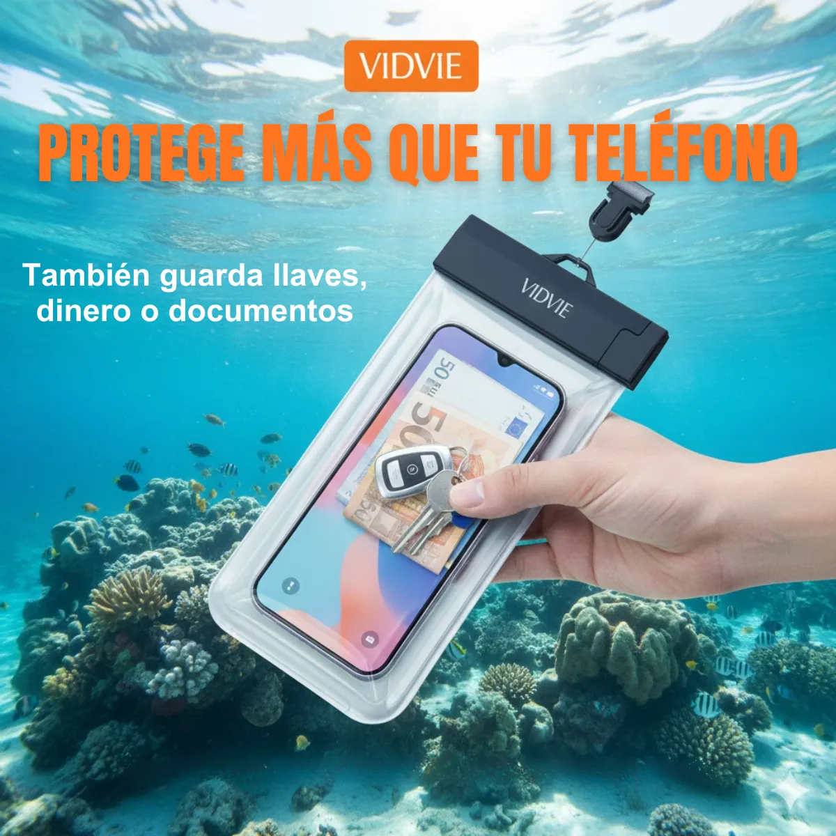 GENERICO - Funda Celular Impermeable Sumergible Carcasa Protectora