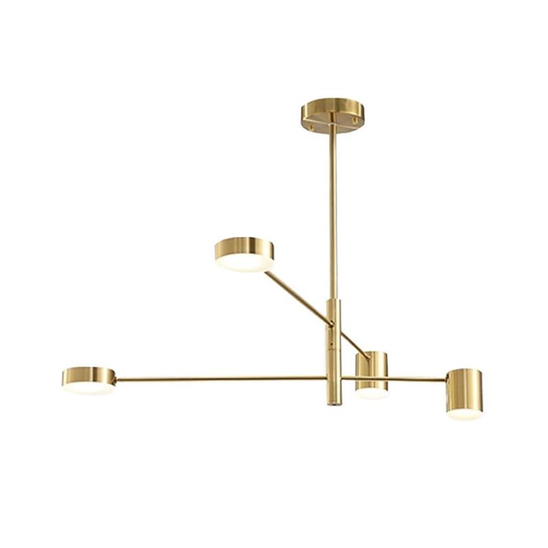 BOSCO - LÁMPARA COLGANTE HARPES DORADO 4 LUCES BOSCO