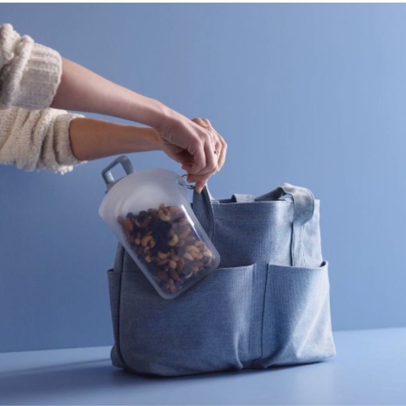 STASHER - Bolsa de silicona GO stasher transparente