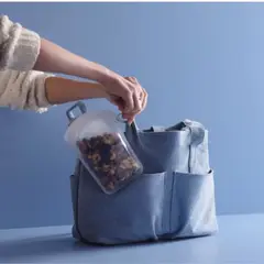 STASHER - Bolsa de silicona GO transparente