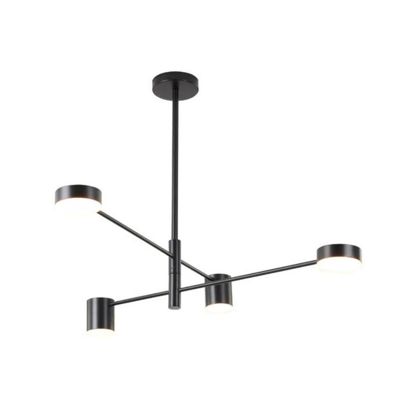 BOSCO - LÁMPARA COLGANTE HARPES NEGRO 4 LUCES BOSCO