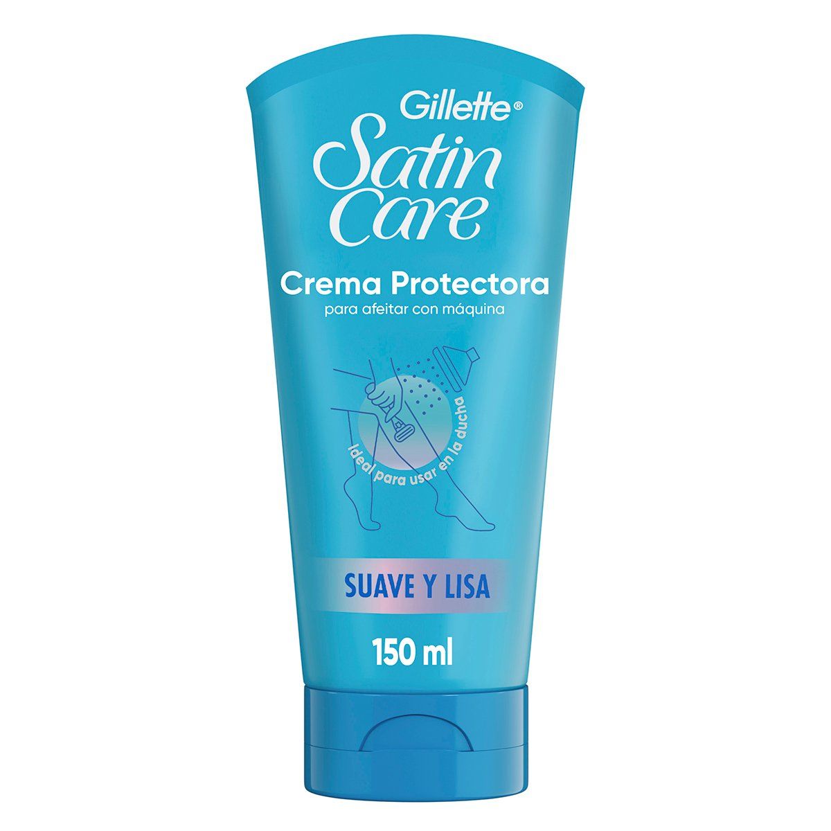 GILLETTE - Crema De Afeitar Gillette Satin Care Mujer 150ml