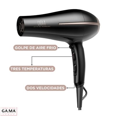 Imagen 2 del producto Pack Triple Secador de Pelo Alisadora y Cepillo Chía Active Oil