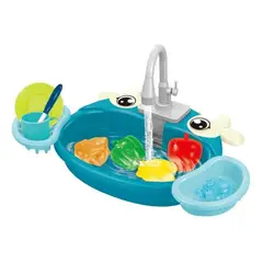 IRM - Fregadero De Cocina Lavaplatos Con Bombín Juguete Azul