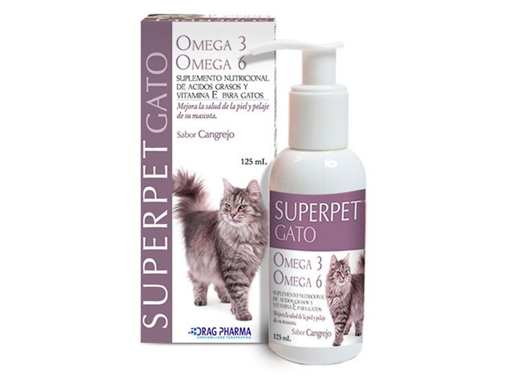 SuperPet Omega Gatos - Suplemento nutricional 125mL