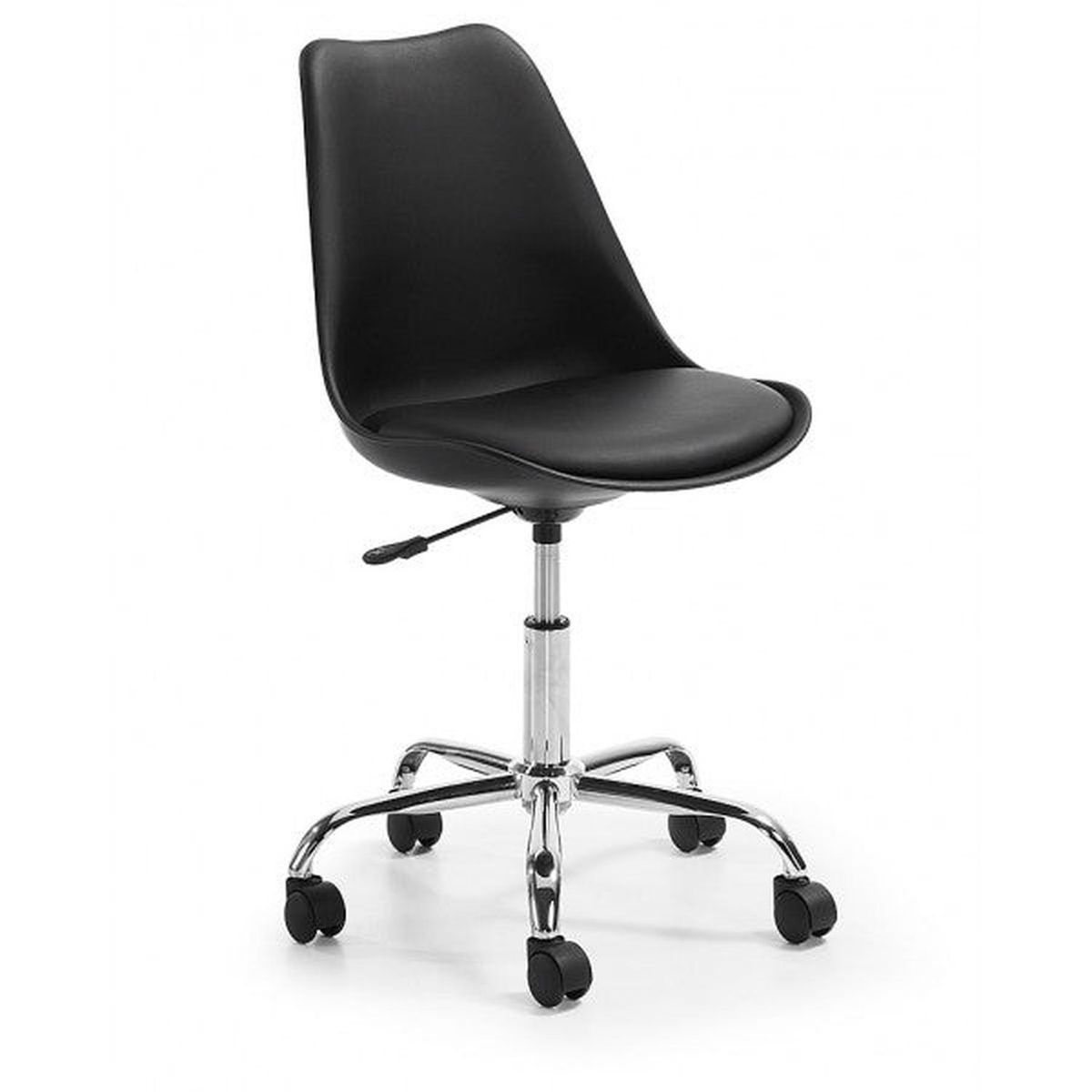 MIDTOWN - Silla De Oficina Giratoria PC Escritorio Tulip Eames Negra Midtown - Negro