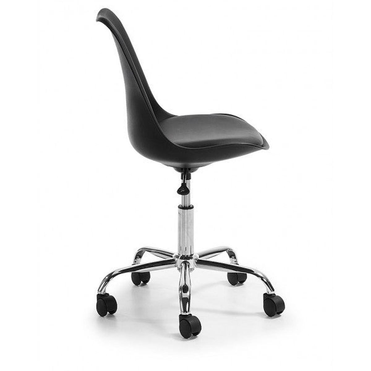 MIDTOWN - Silla De Oficina Giratoria PC Escritorio Tulip Eames Negra Midtown - Negro