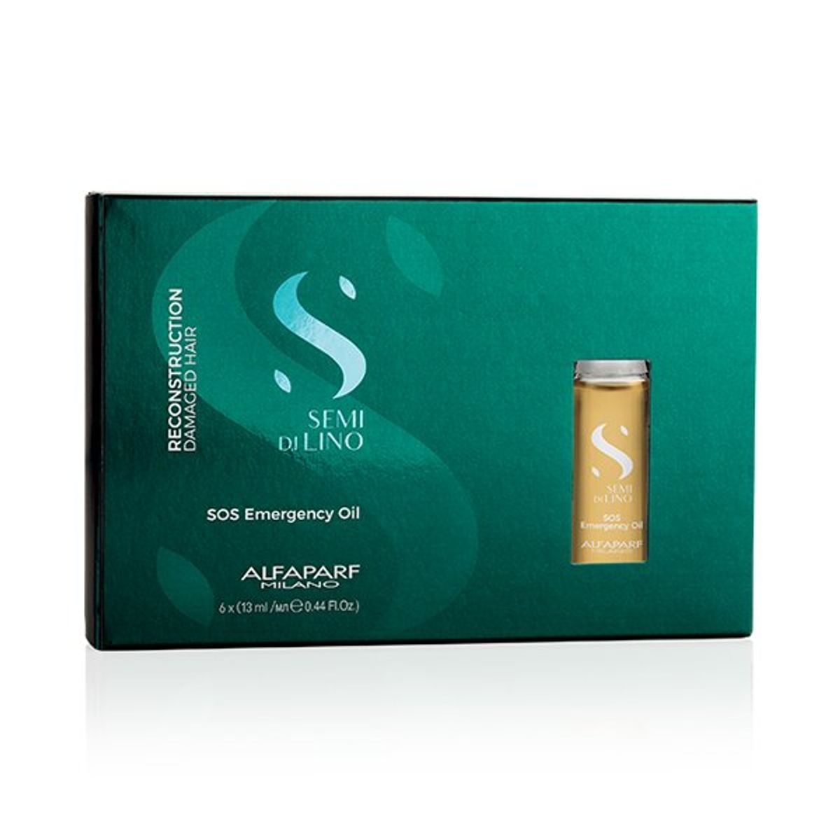 ALFAPARF MILANO - ALFAPARF Pack 6 Ampollas Capilares SOS Emergency Oil Semi Di Lino