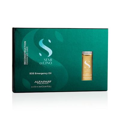 Imagen 2 del producto ALFAPARF Pack 6 Ampollas Capilares SOS Emergency Oil Semi Di Lino