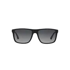 EMPORIO ARMANI - Lentes de Sol Goma Negra y Gris Polarizados