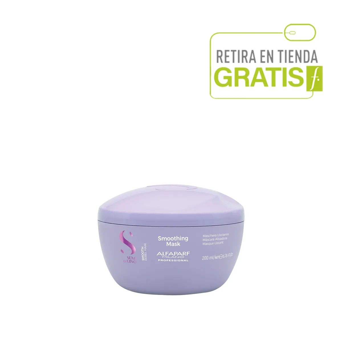 ALFAPARF MILANO - ALFAPARF Mascarilla Alisadora Semi Di Lino Smooth 200 ml