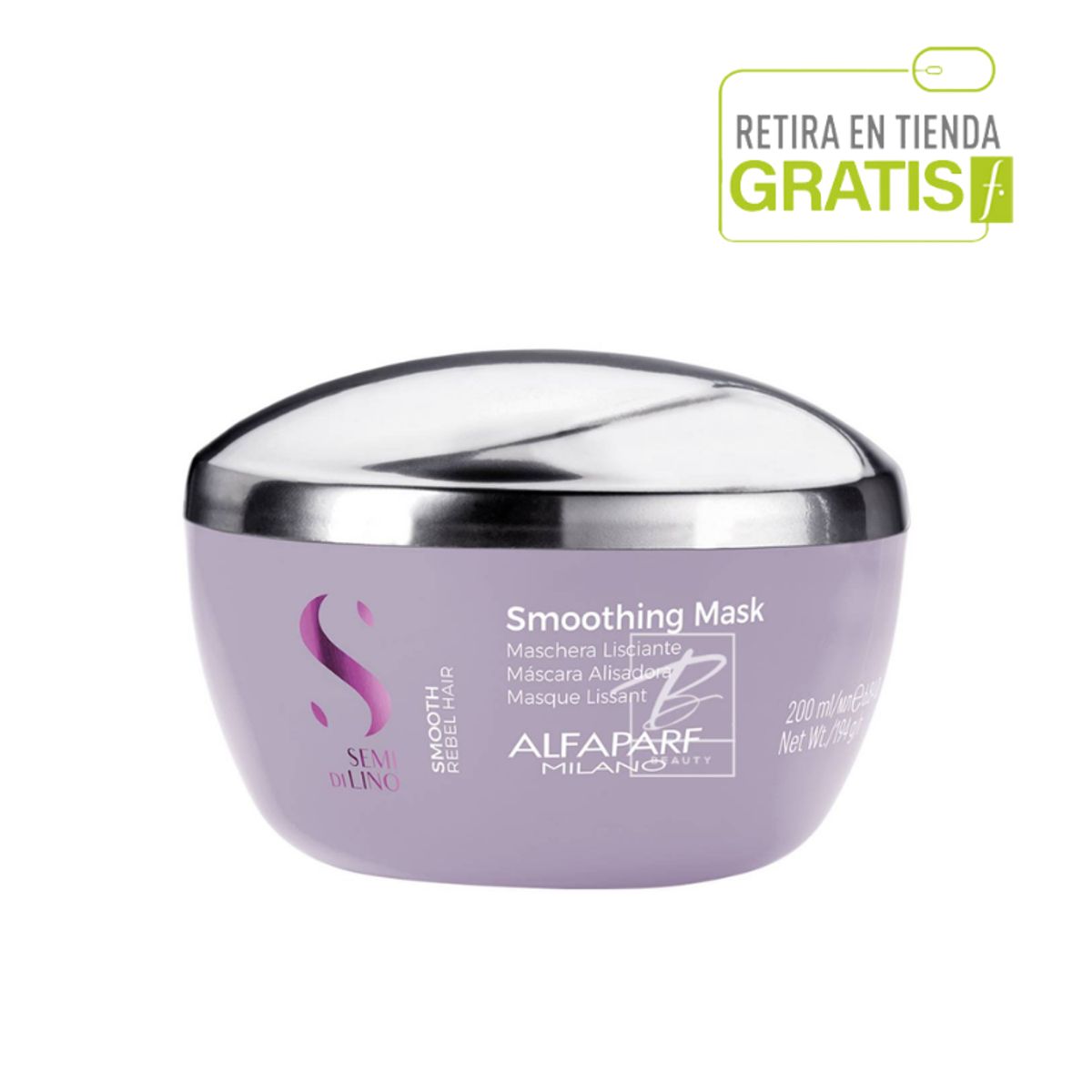 ALFAPARF MILANO - ALFAPARF Mascarilla Alisadora Semi Di Lino Smooth 200 ml