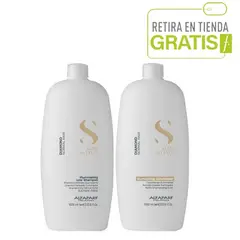 ALFAPARF MILANO - ALFAPARF Pack Shampoo y Acondicionador Diamond Semi Di Lino 1000 ml