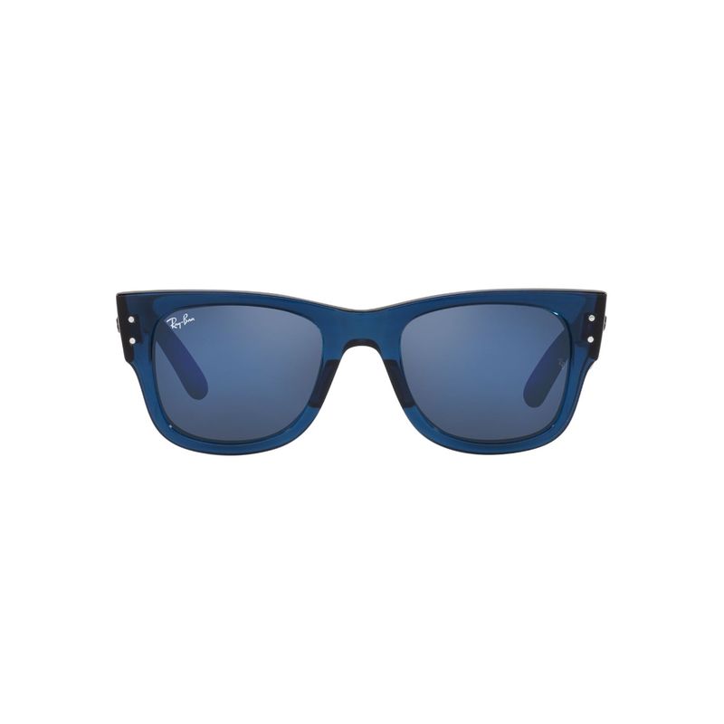 RAY BAN - Lentes de Sol Mega Wayfarer Azul Traslúcido
