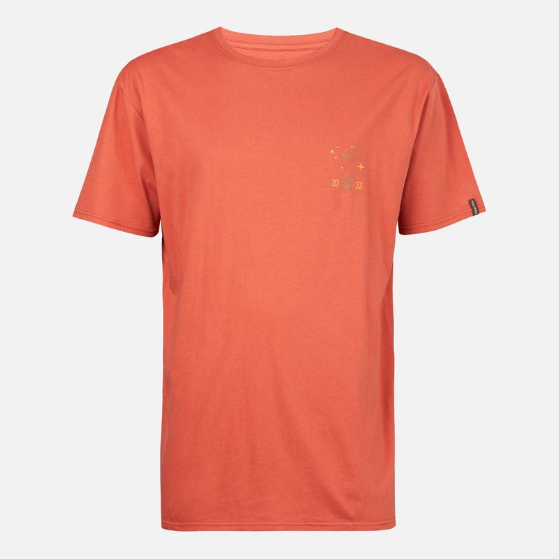 HAKA HONU - Polera Hombre Atardecer Naranjo Haka Honu