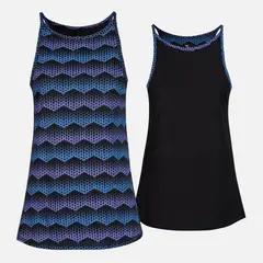 HAKA HONU - Polera Mujer Bi-Curiosa Print Negro